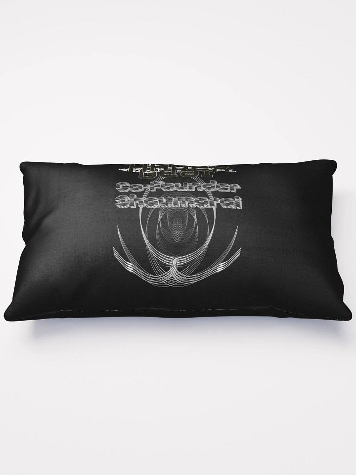 Basic Pillow - Black - Co Founder Shaumarai - Black HApex Gear Black Logo product image (1)