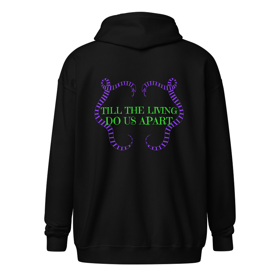 [UM Designs] Til The Living - Unisex Graphic Zip Hoodie product image (1)
