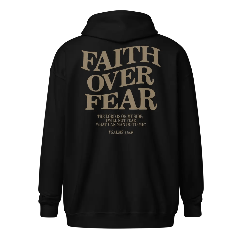 Faith over Fear | Zipper Hoodie product image (1)