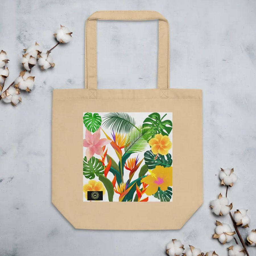 Tropical Blooms Eco Tote product image (3)