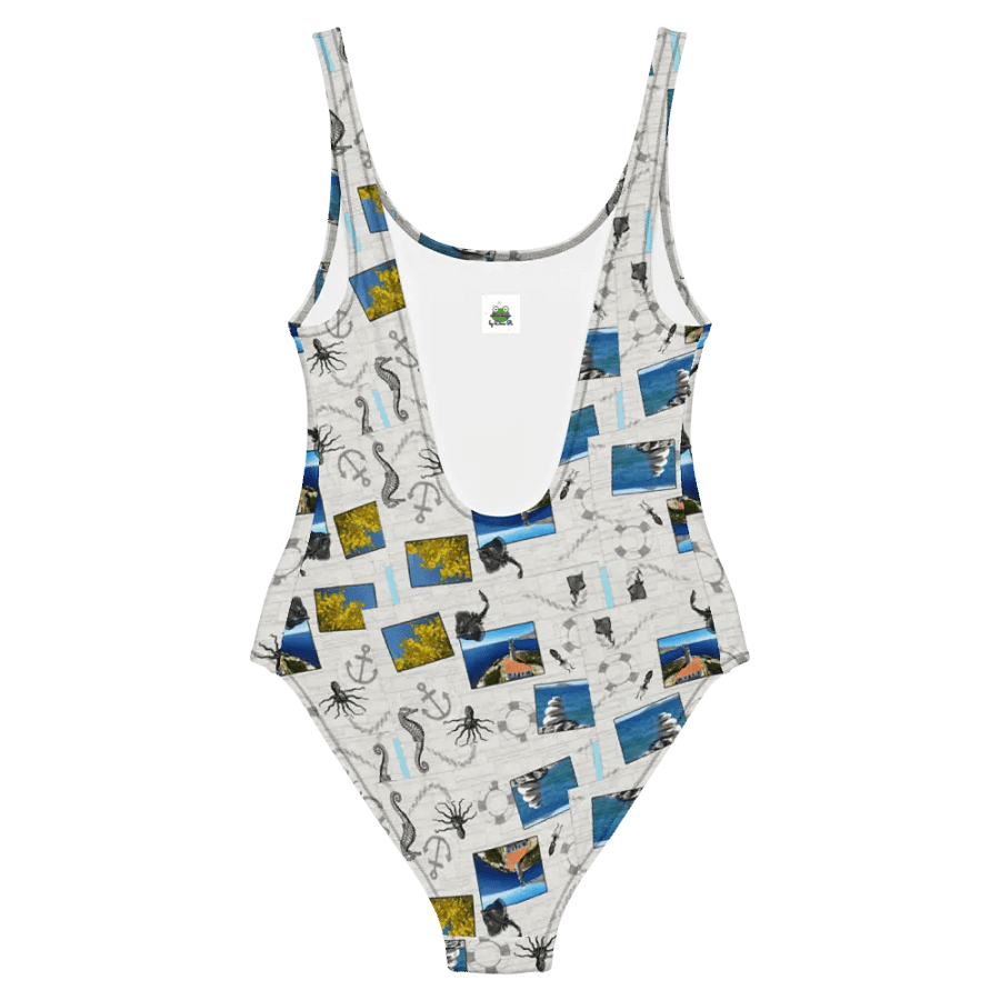 Sea design (photoshop by Dina R.) - One-Piece Swimsuit product image (6)
