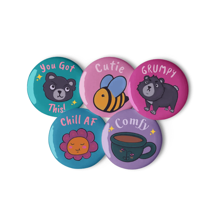 Grumpy Bear Pin Badges product image (2)