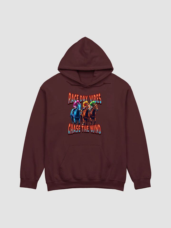 Race Day Vibes Chase The Wind Horse Racing Hoodie product image (4)