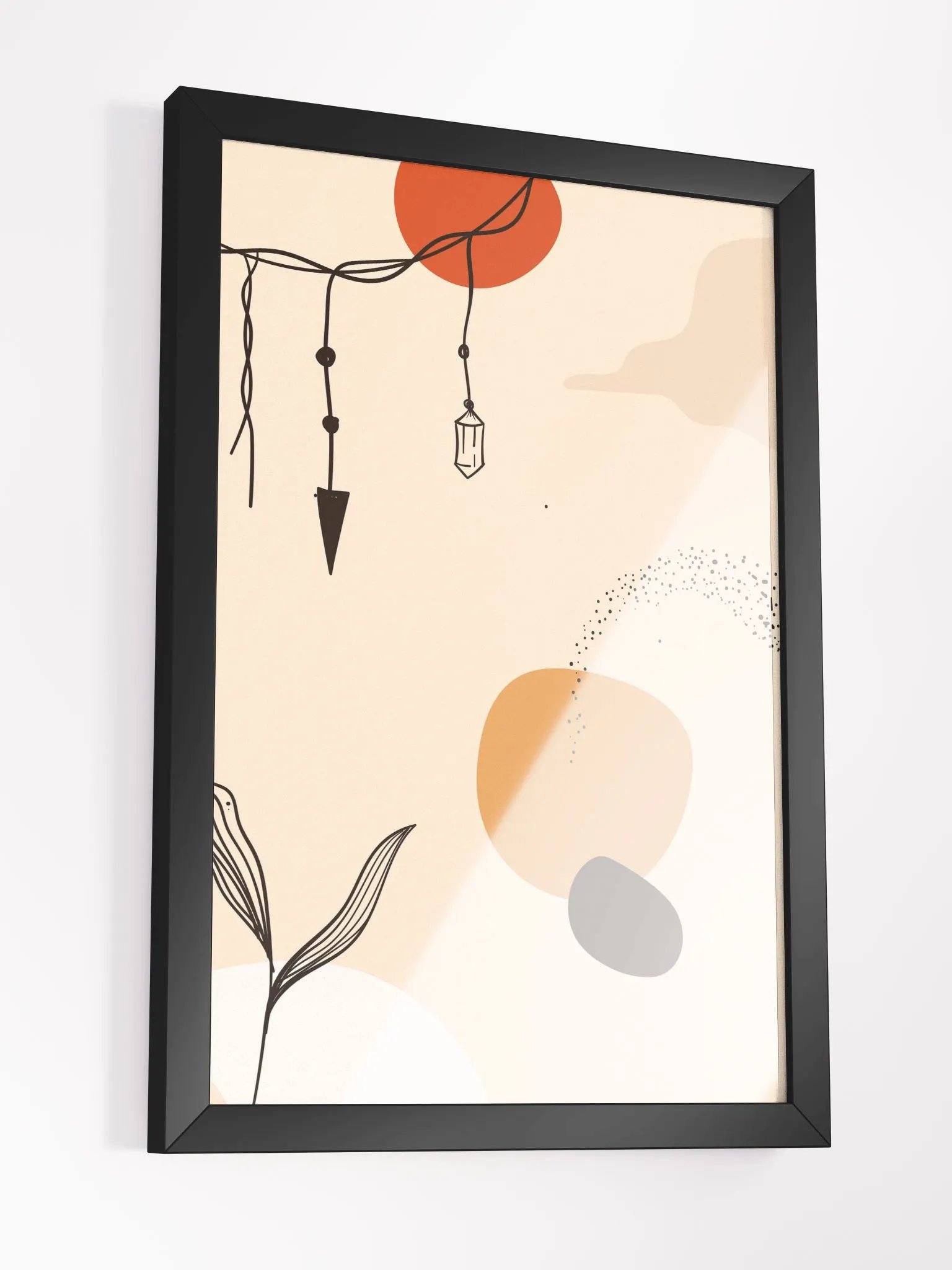 Abstract Geometry Framed Art Print product image (16)