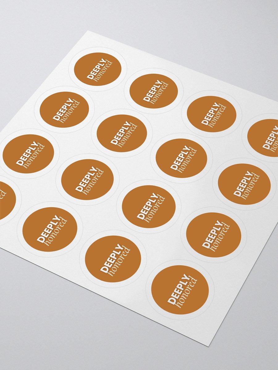Deeply Honored Stickers product image (3)