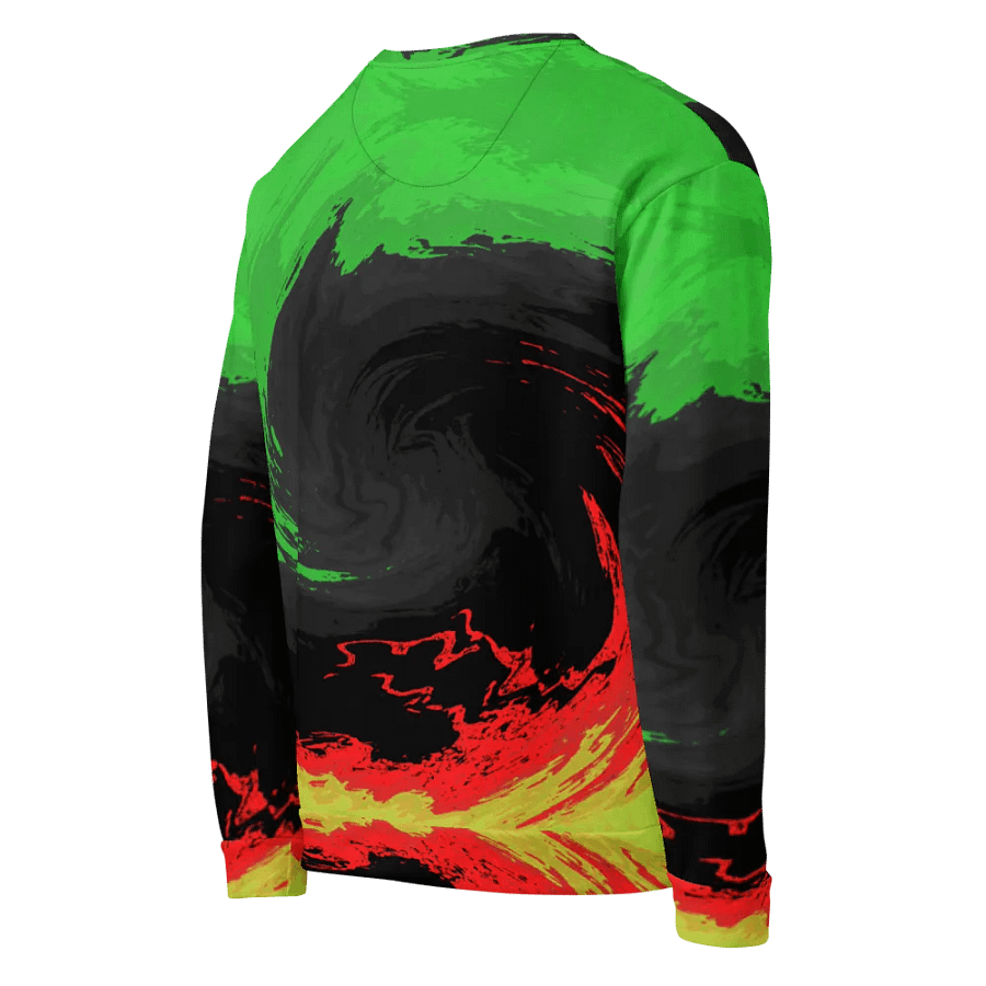 Abstract Swirling Dynamic Melting Forest Unisex Sweatshirt product image (10)