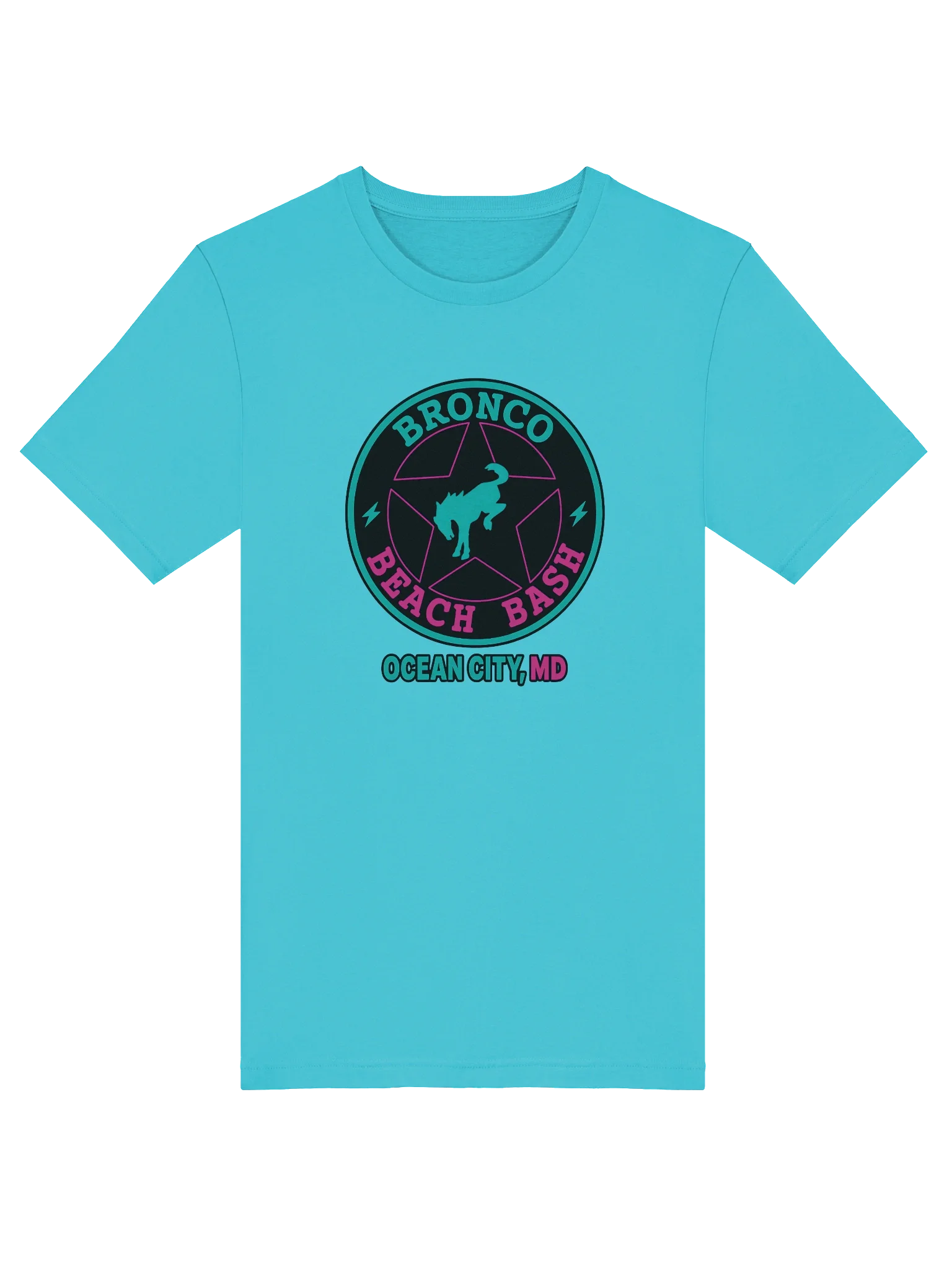 2025 Bronco Beach Bash Ocean City / Destination Bigfoot Bronco Collab | Full Frontal Bella + Canvas Supersoft T-Shirt (Multiple Colors Available) product image (6)
