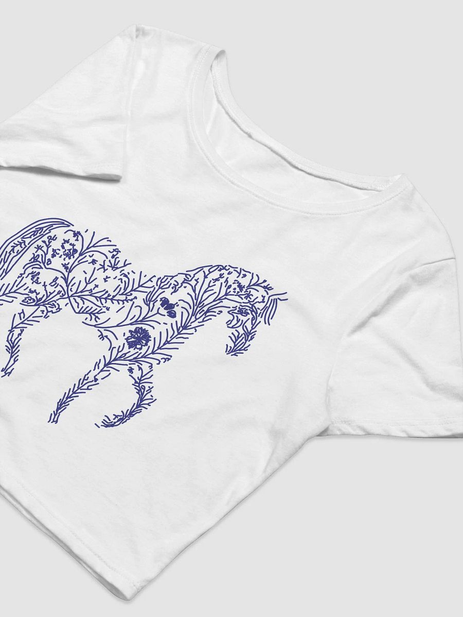 Floral Equine Elegance Crop Tee product image (5)