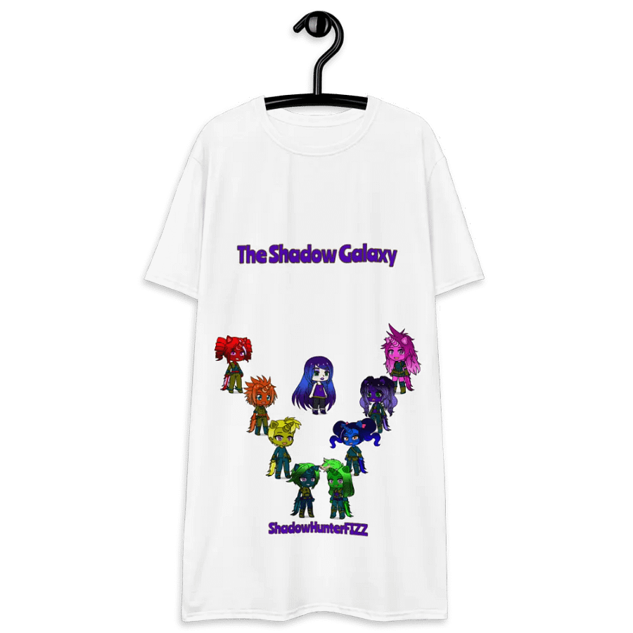 The Shadow Galaxy (Shadow Unicorns) T-Shirt Dress product image (4)