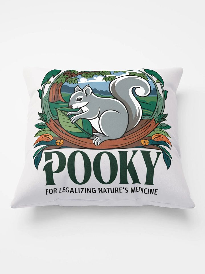 Comfy Pillow: Pooky For legalizing nature's medicine product image (1)