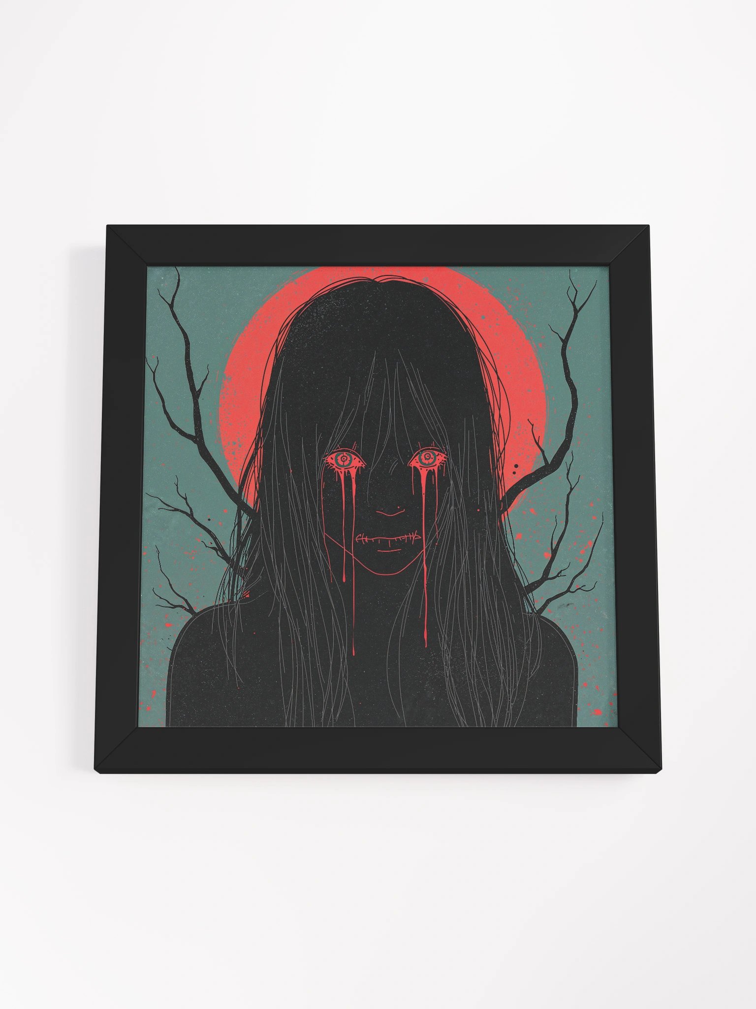 Crimson Silence Framed Print product image (19)