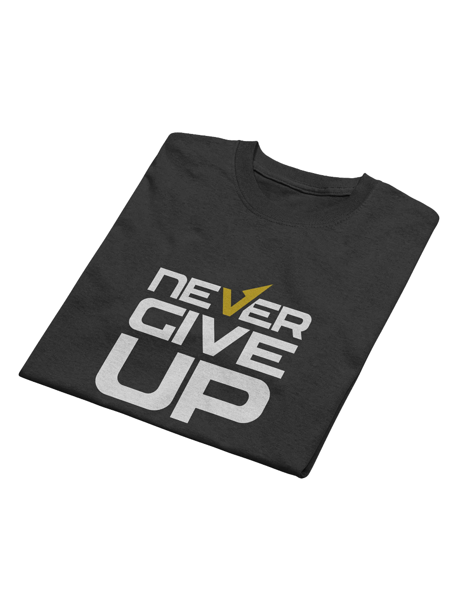 Never Give Up! Heavyweight Printed T-Shirt product image (4)
