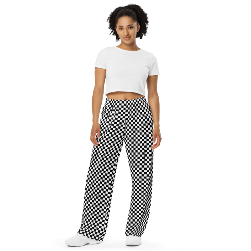 Signature Black and White Checkered Pants product image (5)