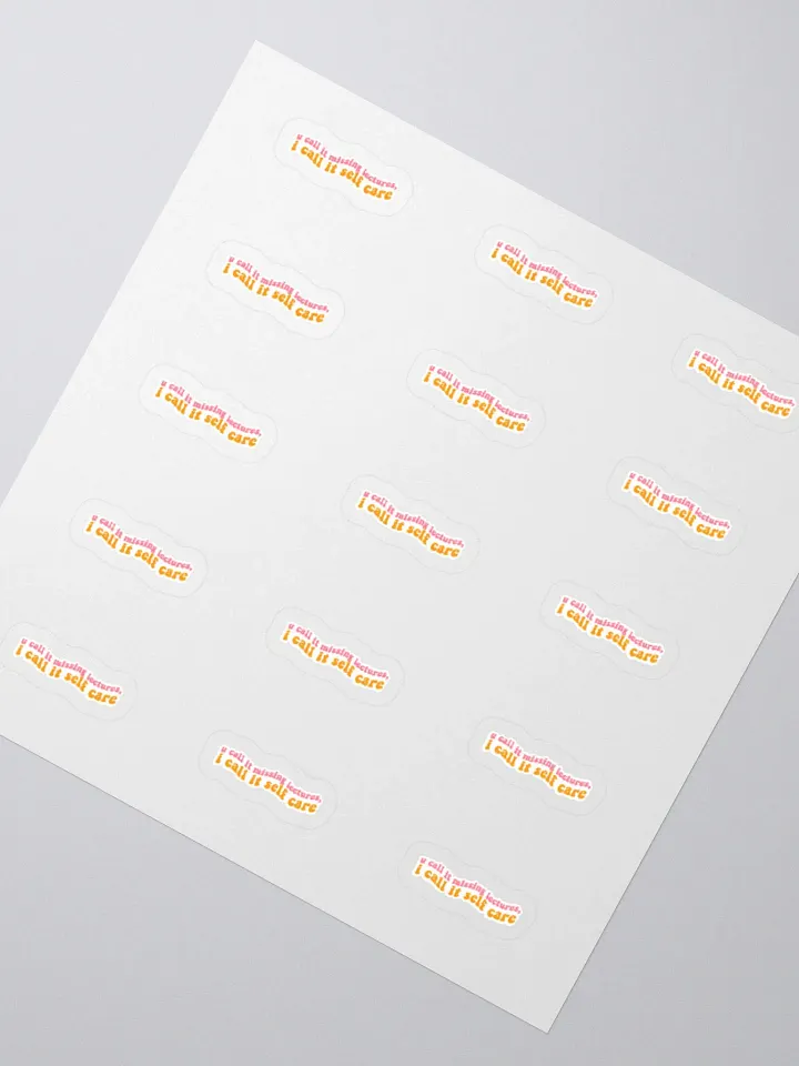 Self Care Sticker (SMALL Sheet) product image (2)