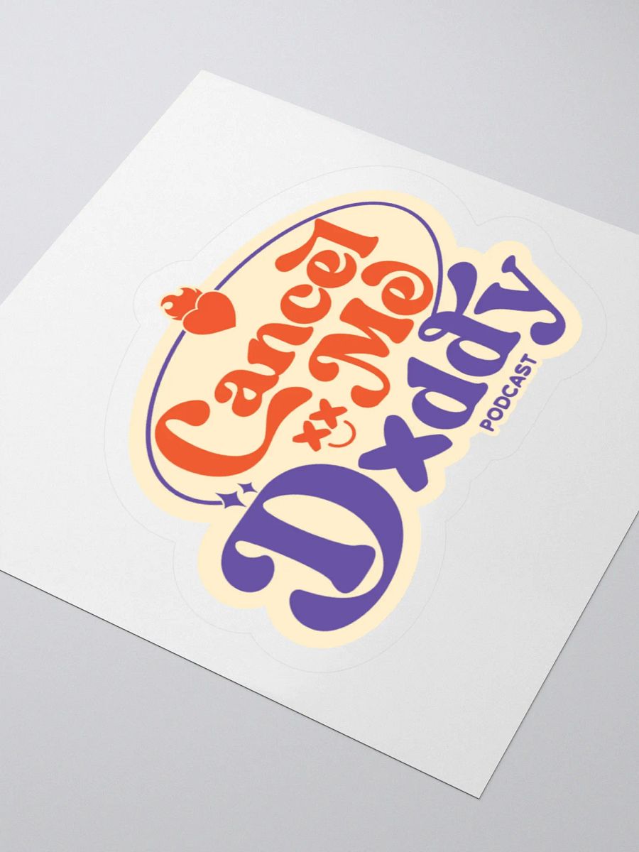Cancel Me, Daddy logo sticker product image (7)