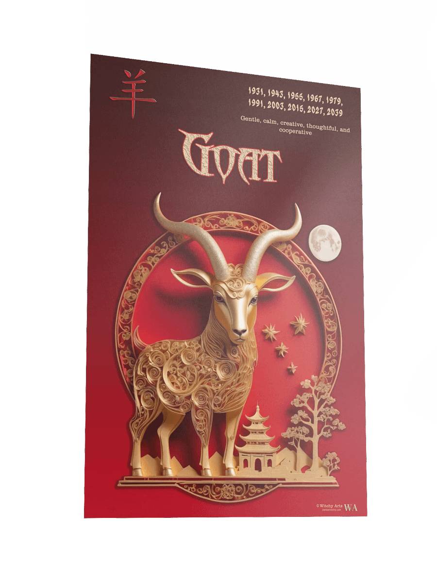 Chinese Zodiac Poster - GOAT product image (6)