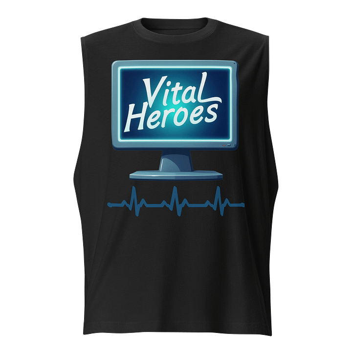 Vital Heroes ECG Muscle Tank product image (1)