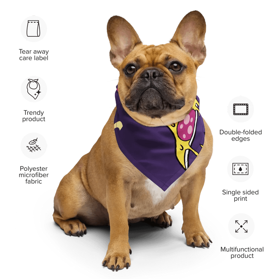 Cheesy Delight All-Over Bandana product image (8)