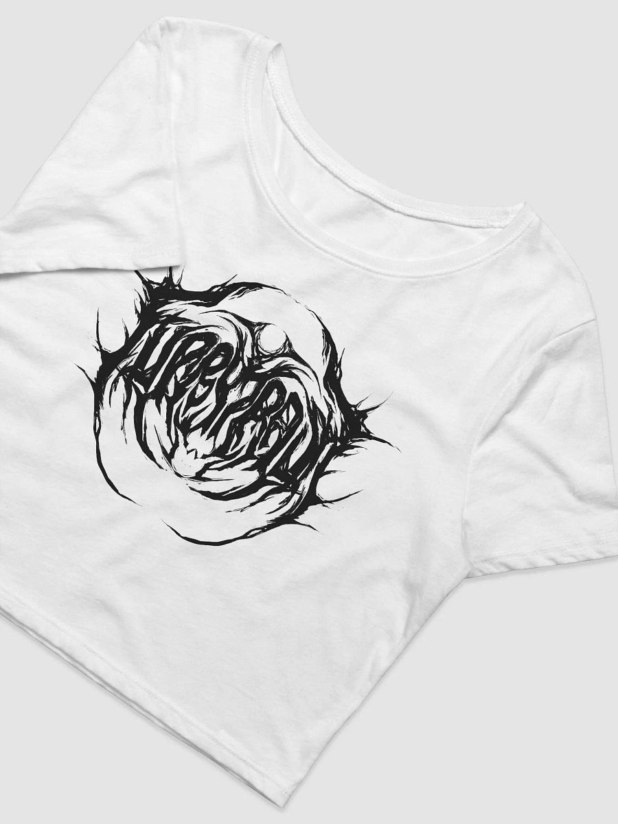 Furry Trash Metal Logo Crop Top - Black Logo product image (3)