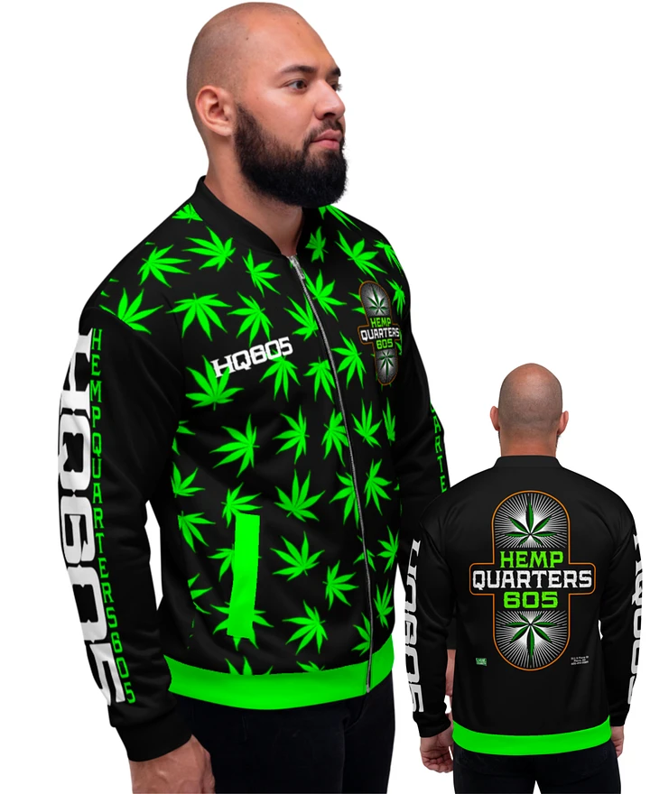 HempQuartes Neon Green Zip Up Jacket product image (1)