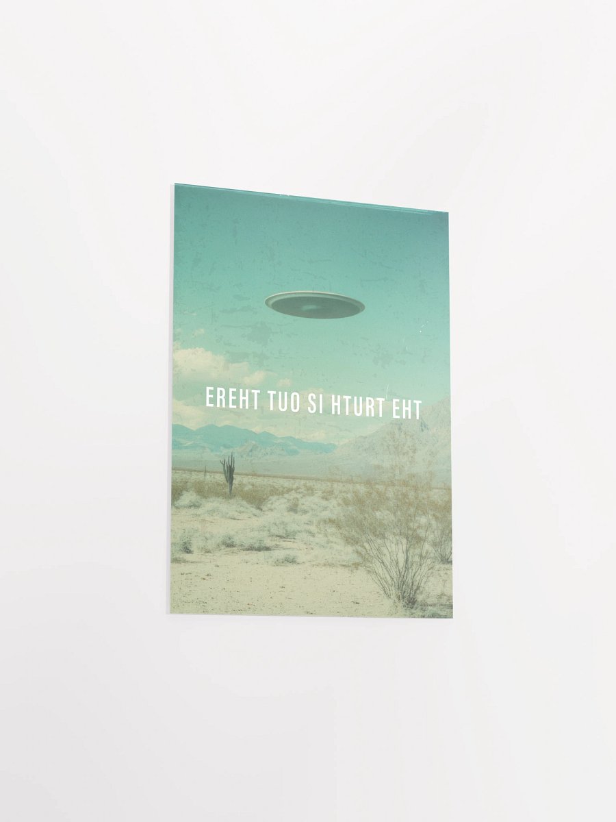 erehT tuO si hturT ehT/The X-Files poster, S09E04 tagline, 2001 — sci-fi poster product image (15)