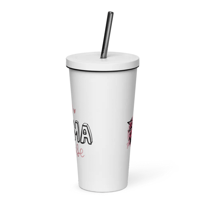 Vaso de acero inoxidable con pajita product image (2)