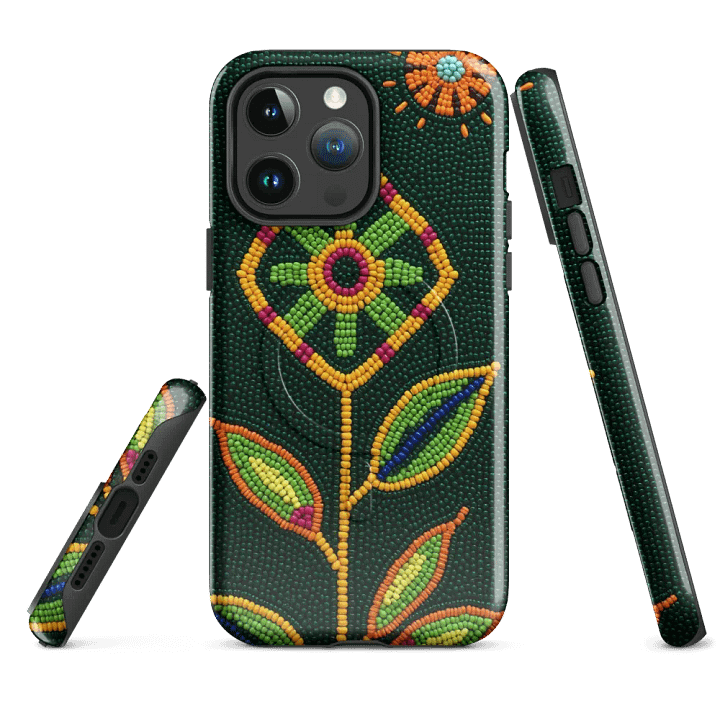 Floral Faux-Beadwork iPhone® Case product image (4)