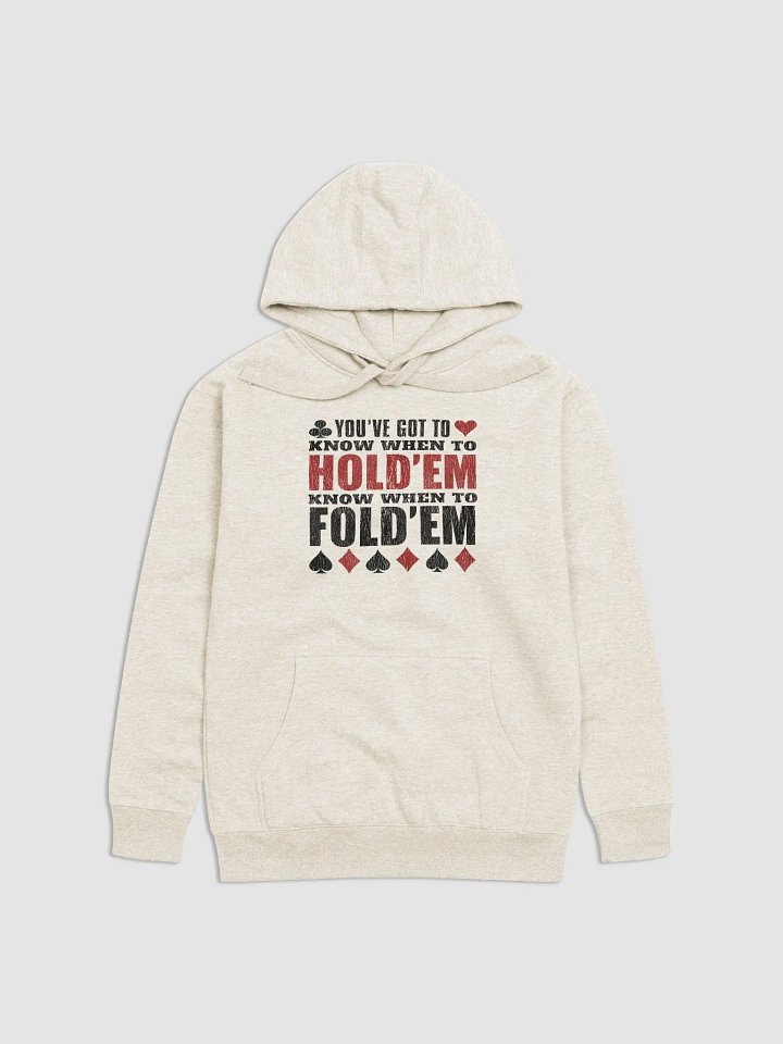 Hold'Em Card Suits Unisex Hoodie product image (2)