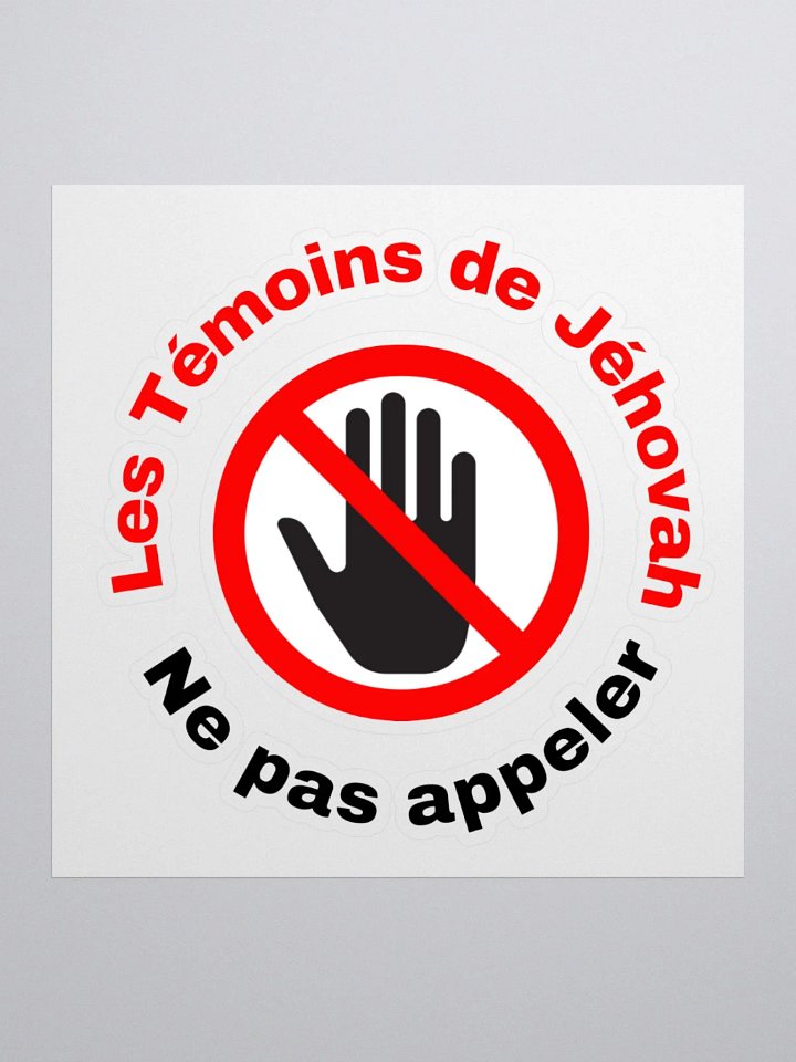 Stickers - Ne Pas Appeler product image (3)