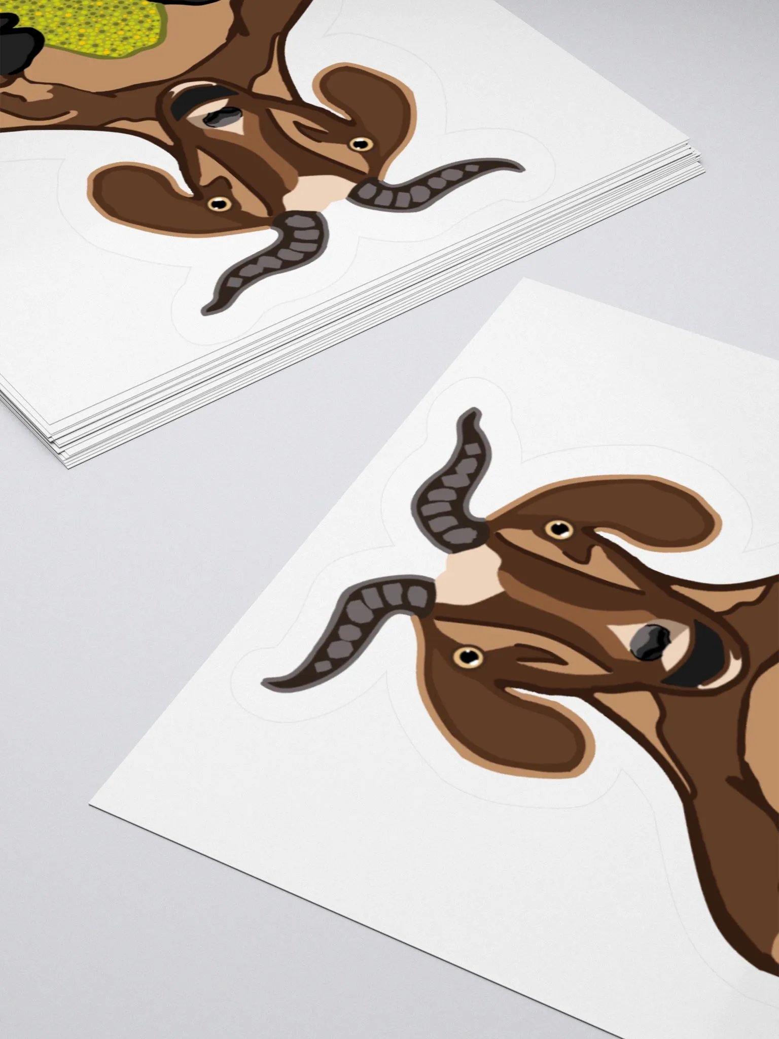 Goat Noms Pear Sticker product image (8)