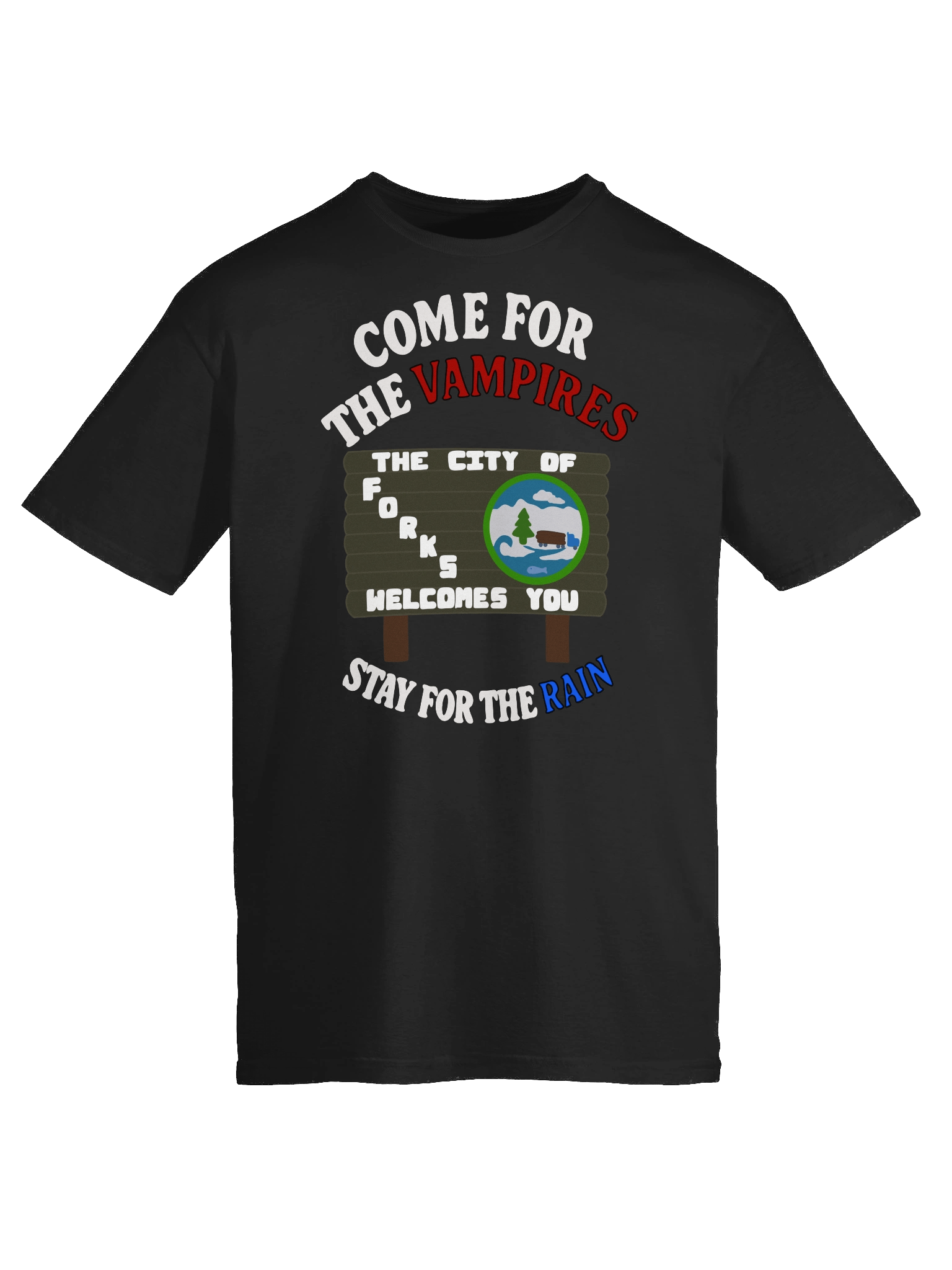 Welcome to Forks Unisex T-Shirt product image (33)