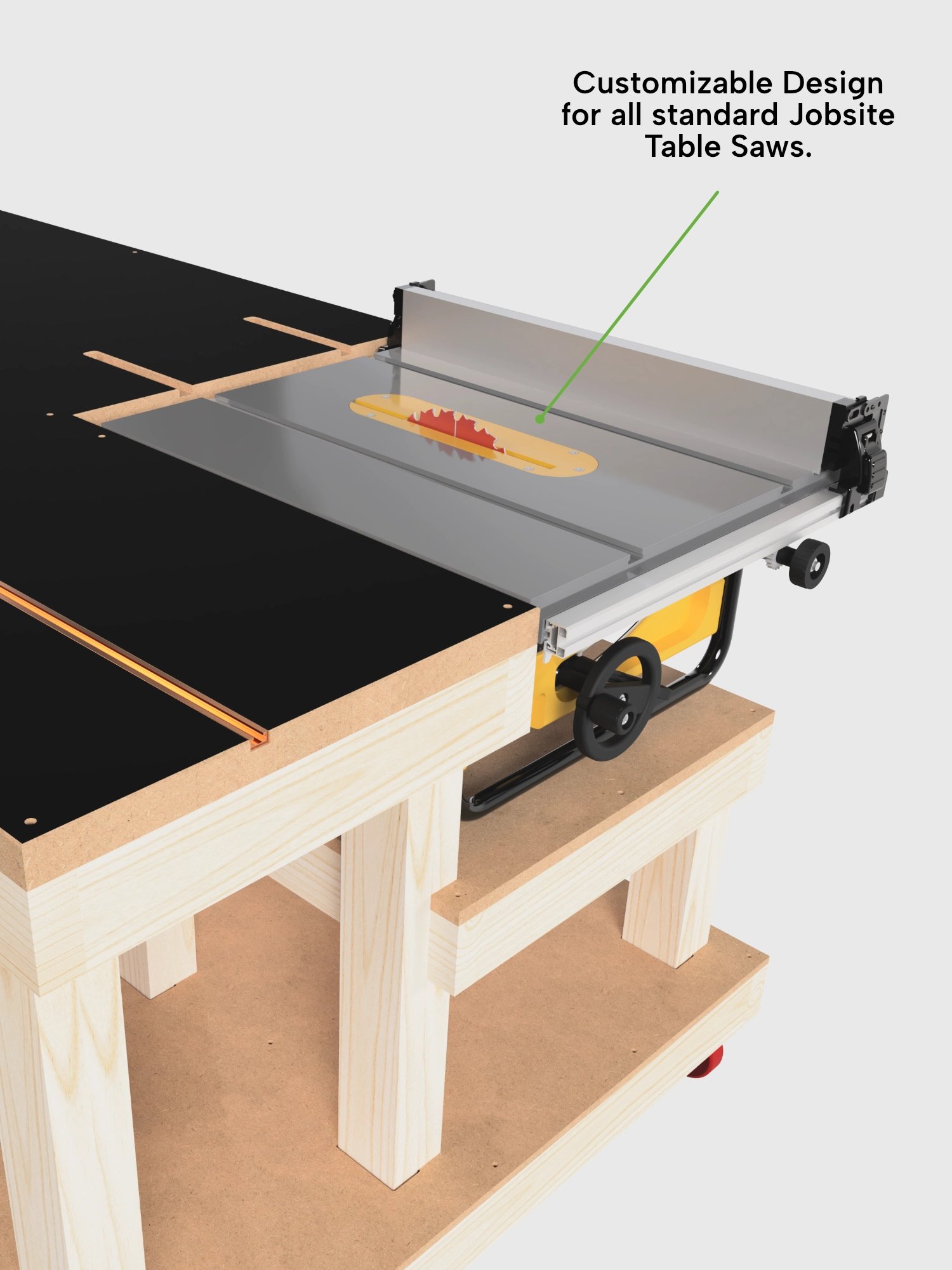 Workbench and Outfeed Table | Digital Plans product image (3)