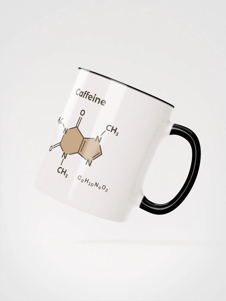 Caffeine Chemical Structure - Ceramic Mug Black Interior product image (4)