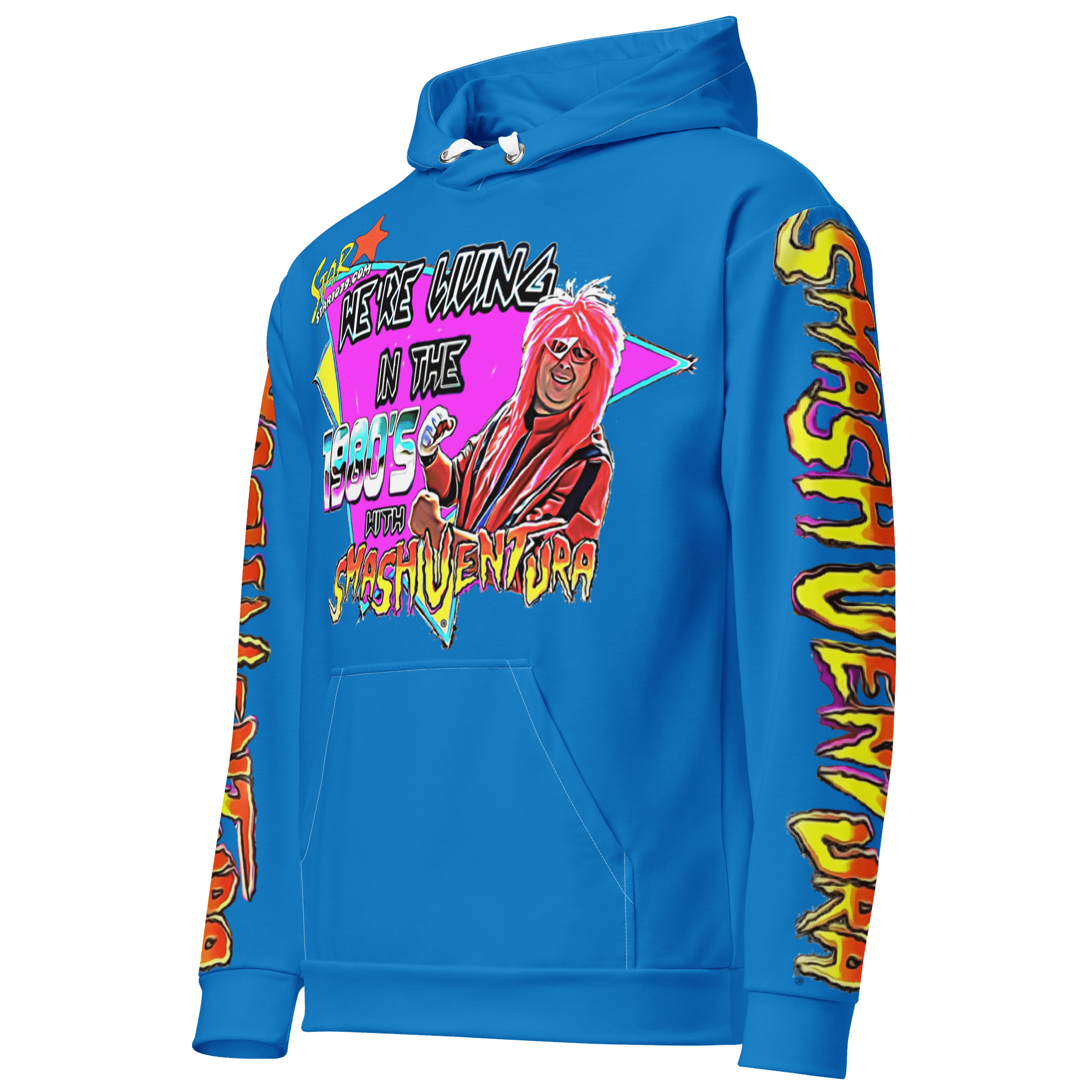 We're Living In The 1980's with Smash Ventura Revival Unisex Hoodie product image (2)