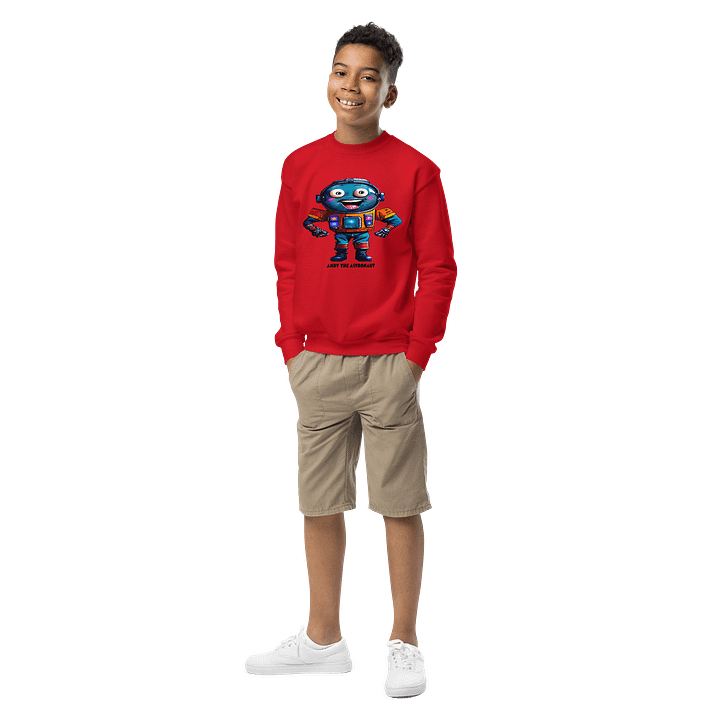 Andy The Astronaut Kid's Crew Neck Sweatshirt product image (1)