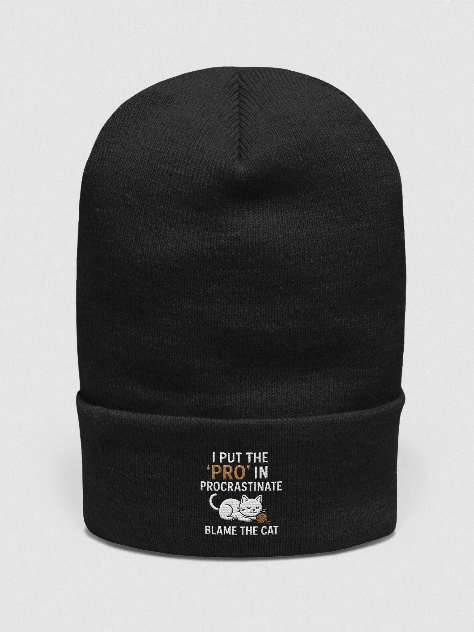 Procrastinator's Playful Companion Beanie product image (1)