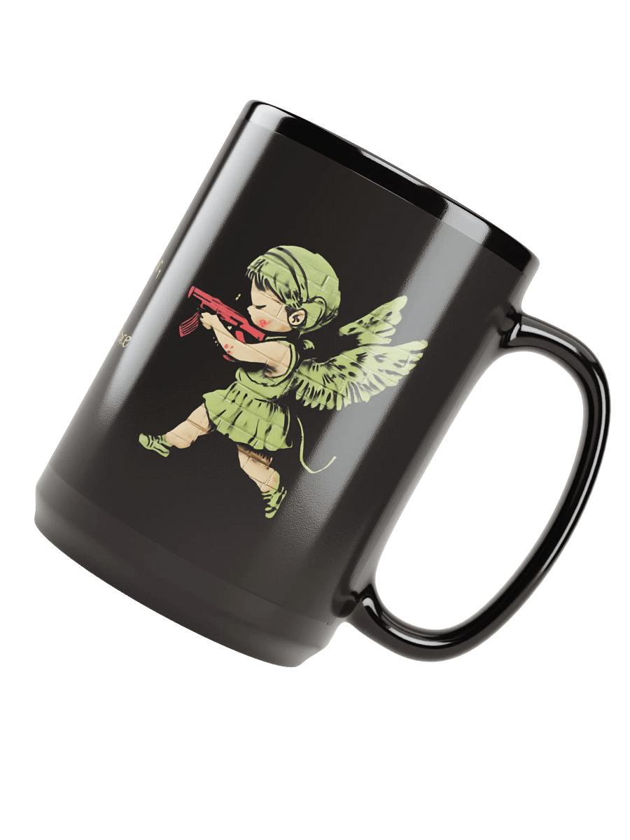Angelic Rebels Black Glossy Mug product image (4)