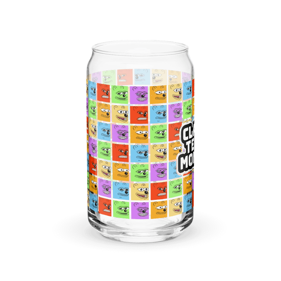 CTM Throwback Bear Tribute Can Glass product image (4)