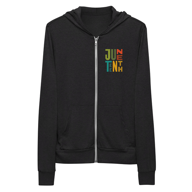 Juneteenth Lightweight Zip Hoodie product image (1)