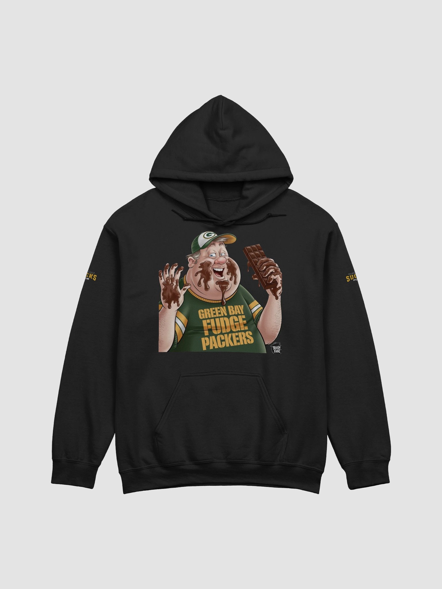 Green Bay Sucks Cartoon Hoodie | Green Bay Packers | Trash Fanz | NFL Rivals Locker product image (1)