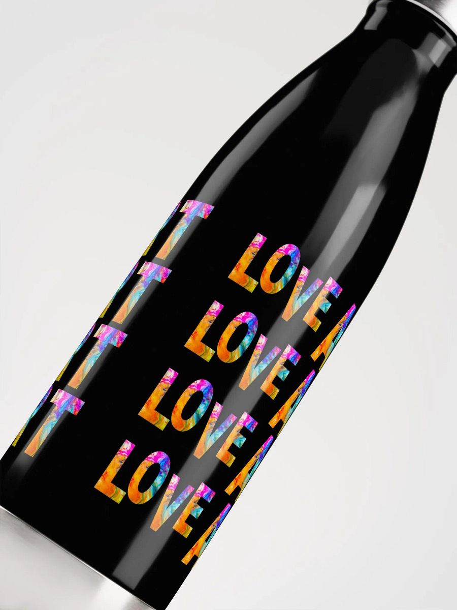 stainless steel water bottle with beautiful I Love Art' product image (10)