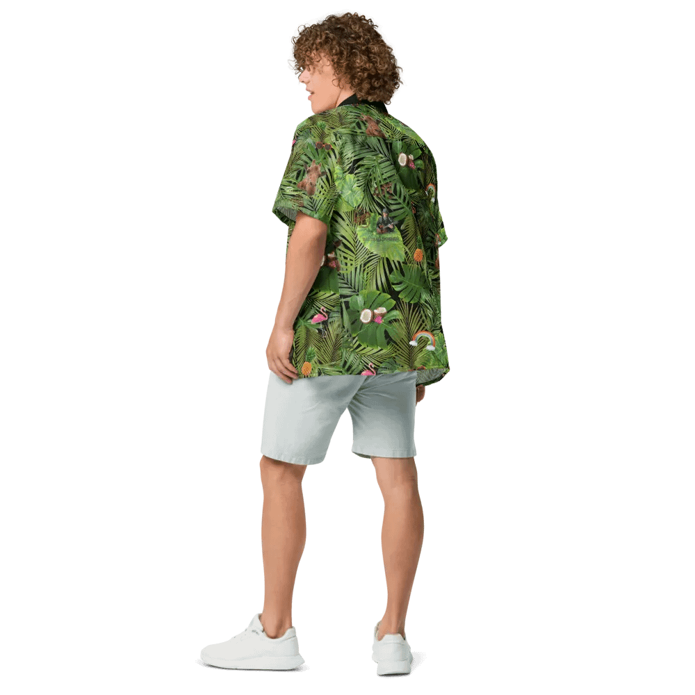 hawaiian shirt w/exclusive tropical pattern on night product image (6)