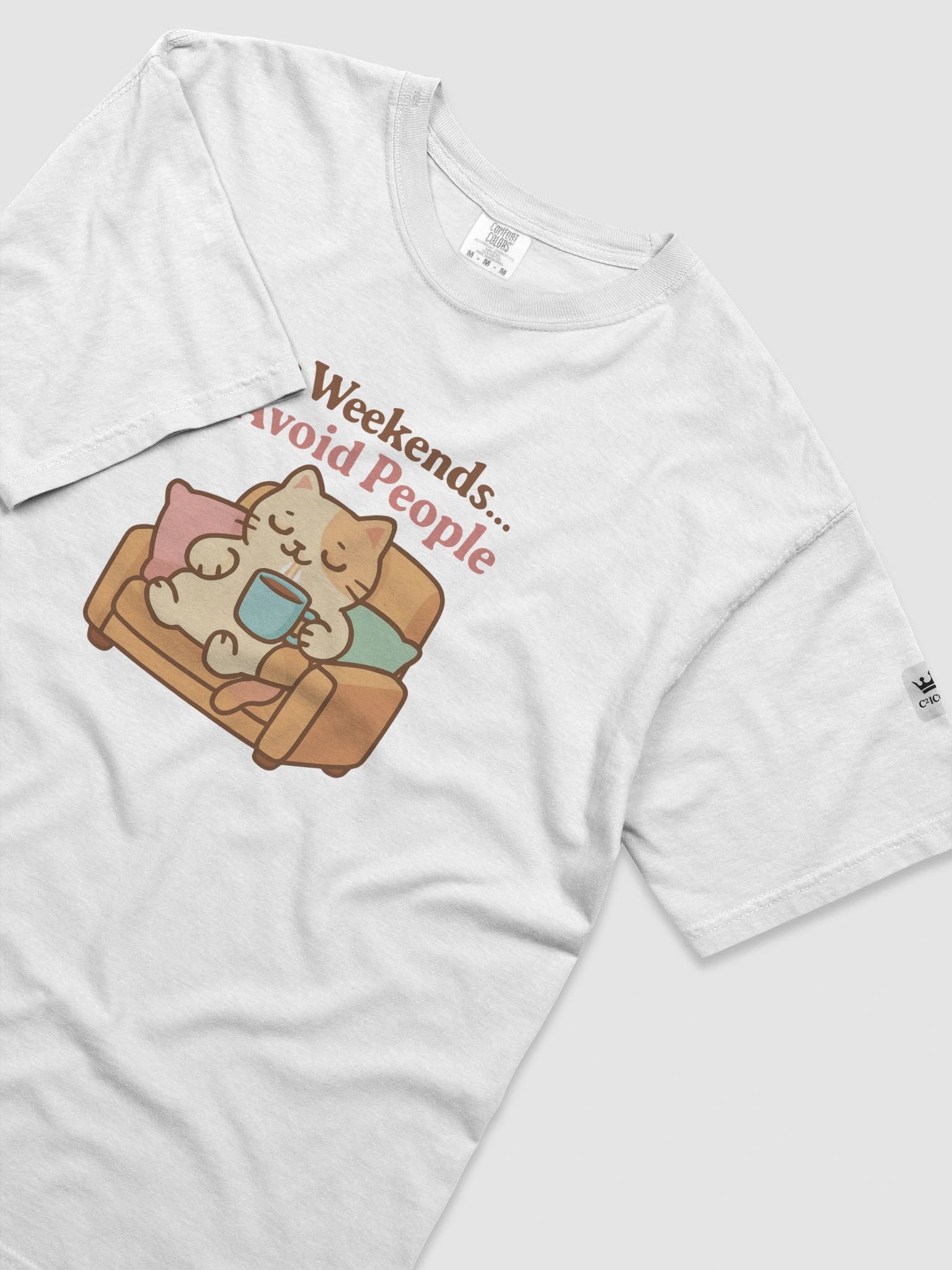 On Weekends I Avoid People Graphic T-Shirt product image (5)