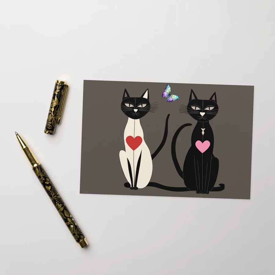 Black & White Butterfly Love Cats product image (10)
