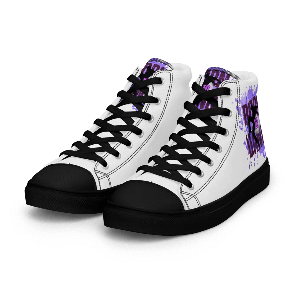 Energetic Born to Dance His Silhouette Men's High Tops product image (6)