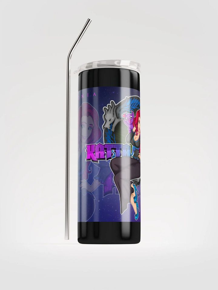 Stainless Steel Tumbler with Straw product image (2)
