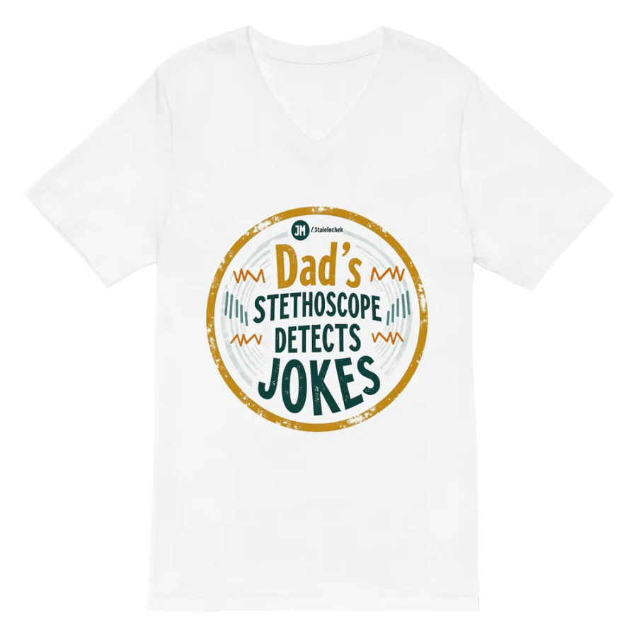 Vintage Dad's Stethoscope V-Neck Tee product image (6)