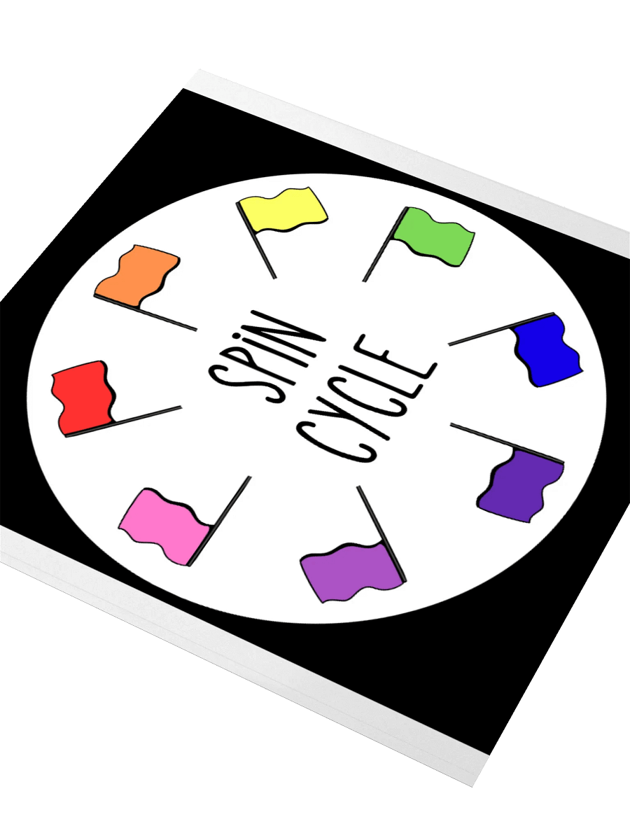 "Spin Cycle" Colorful Sticker product image (3)