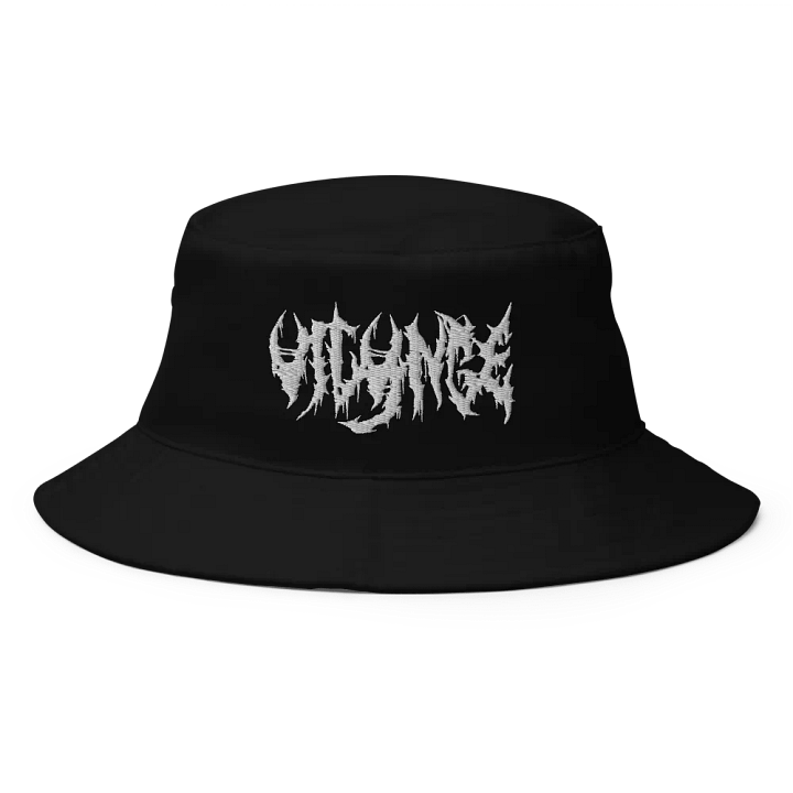 Vilynce Metal Bucket Hat - White Text product image (1)