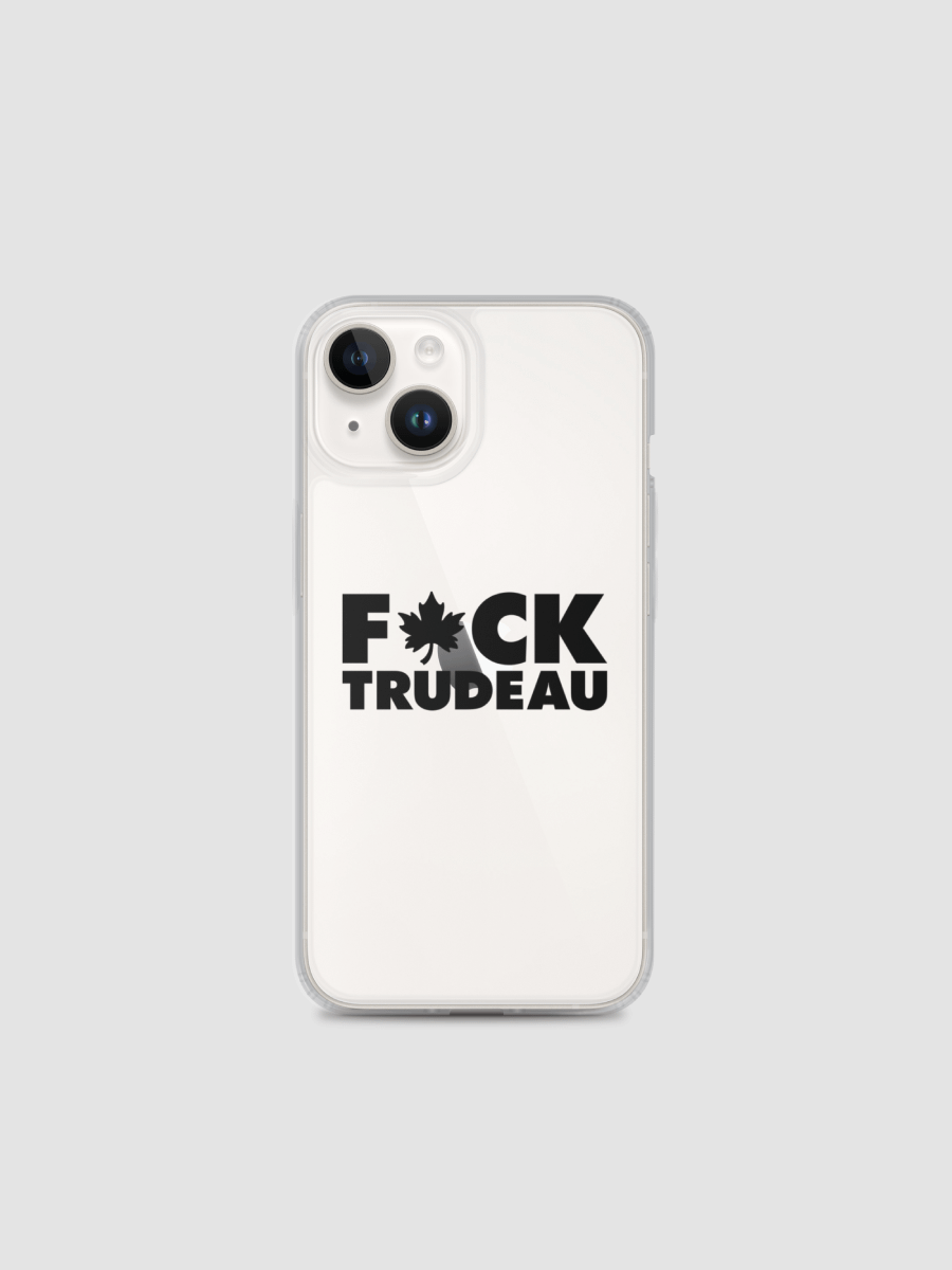Trudeau White iPhone Case product image (1)